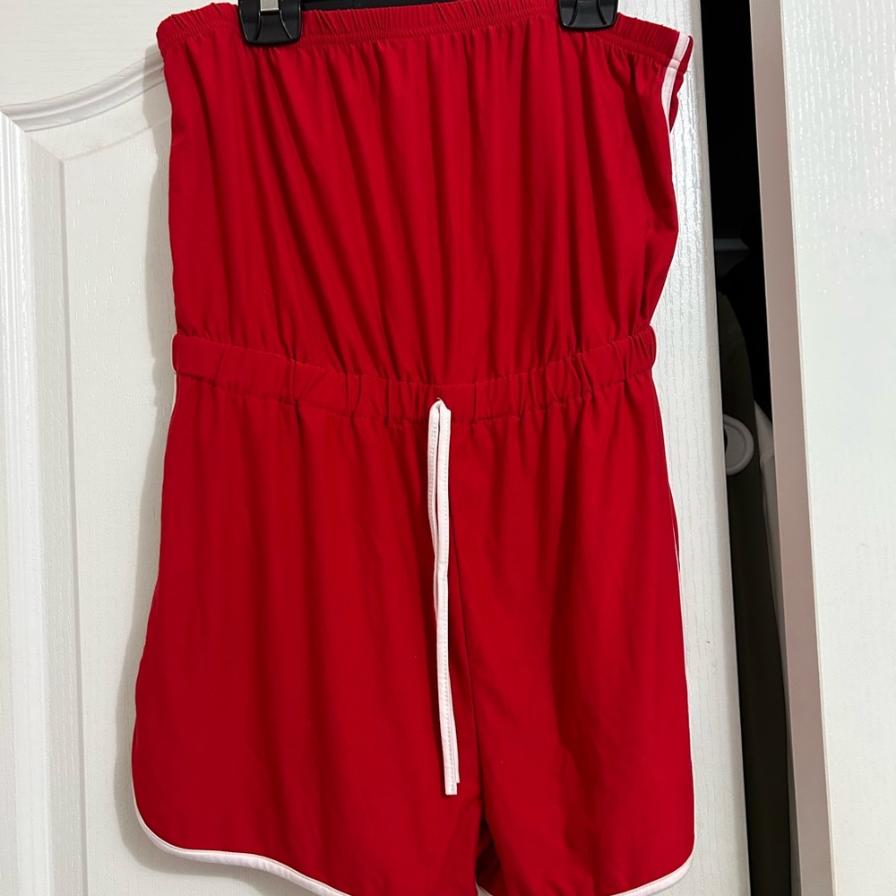 Ardene Red Short Romper